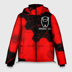 Куртка зимняя мужская AMONG US АМОНГ АС, цвет: 3D-светло-серый