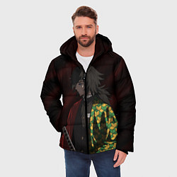 Куртка зимняя мужская ГИЮ ТОМИОКА, цвет: 3D-черный — фото 2