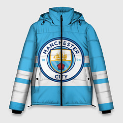 Куртка зимняя мужская MANCHESTER CITY, цвет: 3D-черный