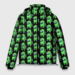 Куртка зимняя мужская Among Us Crocodile, цвет: 3D-черный
