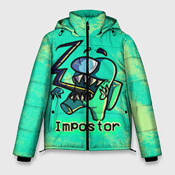 Куртка зимняя мужская AMONG US IMPOSTOR, цвет: 3D-черный
