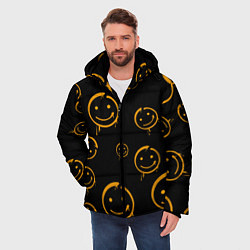 Куртка зимняя мужская Смайл, цвет: 3D-черный — фото 2