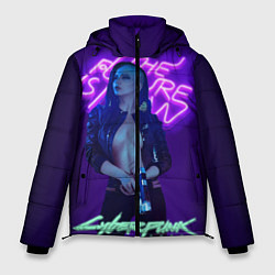 Куртка зимняя мужская Cyberpunk 2077 V, цвет: 3D-черный