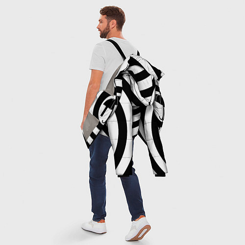 Мужская зимняя куртка Узор Академия Амбрелла / 3D-Светло-серый – фото 5