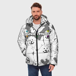 Куртка зимняя мужская Undertale, цвет: 3D-светло-серый — фото 2