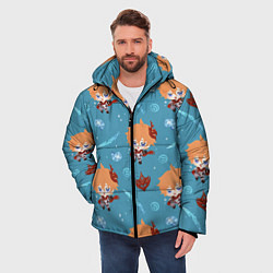 Куртка зимняя мужская Чиби Чайльд, цвет: 3D-черный — фото 2
