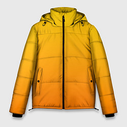 Куртка зимняя мужская Оранжевый градиент, цвет: 3D-светло-серый