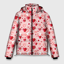 Куртка зимняя мужская Любовь, цвет: 3D-черный