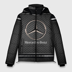 Куртка зимняя мужская MERCEDES BENZ МЕРСЕДЕС БЕНЗ, цвет: 3D-черный