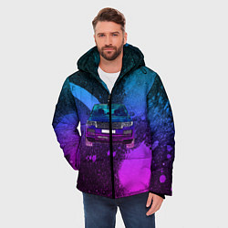 Куртка зимняя мужская LAND ROVER NEON, цвет: 3D-красный — фото 2