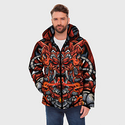 Куртка зимняя мужская Cyber Samurai, цвет: 3D-черный — фото 2