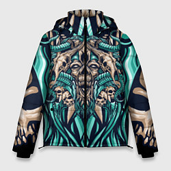 Куртка зимняя мужская Древний зомби, цвет: 3D-черный