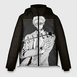 Куртка зимняя мужская Нанами Магическая Битва, цвет: 3D-красный