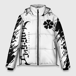 Куртка зимняя мужская Черный клеывер аниме, цвет: 3D-черный