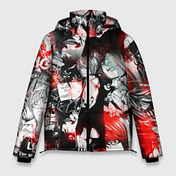 Куртка зимняя мужская ТЕТРАДЬ СМЕРТИ, цвет: 3D-черный