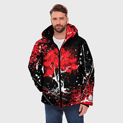Куртка зимняя мужская САКУРА SAKURA ВИШНЯ, цвет: 3D-черный — фото 2