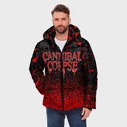 Куртка зимняя мужская CANNIBAL CORPSE, цвет: 3D-черный — фото 2