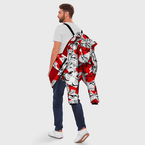 Мужская зимняя куртка SENPAI / 3D-Красный – фото 5