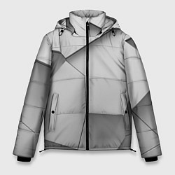 Куртка зимняя мужская Осколки плитки, цвет: 3D-черный