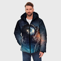 Куртка зимняя мужская Космонавт, цвет: 3D-черный — фото 2
