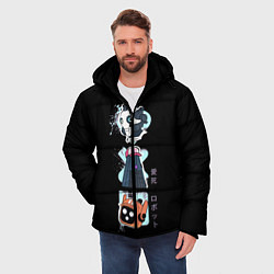 Куртка зимняя мужская Любовь, Смерть и Роботы, цвет: 3D-черный — фото 2
