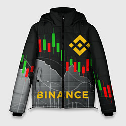 Мужская зимняя куртка BINANCE БИНАНС ГРАФИК