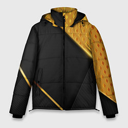 Мужская зимняя куртка 3D BLACK & GOLD