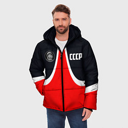 Куртка зимняя мужская СССР ГАГАРИН, цвет: 3D-черный — фото 2