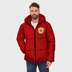 Куртка зимняя мужская СБОРНАЯ РОССИИ 2021 ФОРМА, цвет: 3D-черный — фото 2