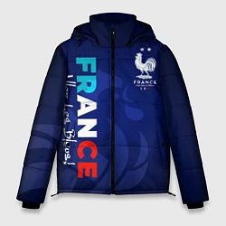 Куртка зимняя мужская Сборная Франции, цвет: 3D-черный