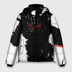 Куртка зимняя мужская БЕРСЕРК чб, цвет: 3D-черный