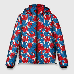 Куртка зимняя мужская Кимоно, цвет: 3D-черный