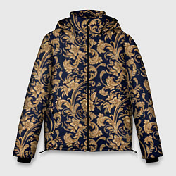 Куртка зимняя мужская Versace классические узоры, цвет: 3D-красный