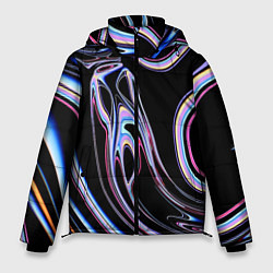 Куртка зимняя мужская Скин - Темная материя, цвет: 3D-черный