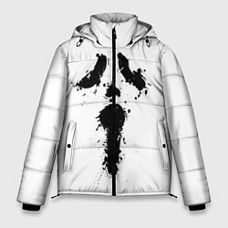 Куртка зимняя мужская Крик - Ghost Face, цвет: 3D-черный