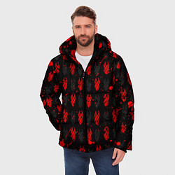 Куртка зимняя мужская DEAD SPACE МЁРТВЫЙ КОСМОС, цвет: 3D-черный — фото 2