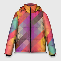 Куртка зимняя мужская Vivid gradient, цвет: 3D-черный