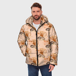 Куртка зимняя мужская Хлебобулочные изделия, цвет: 3D-черный — фото 2