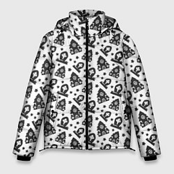 Куртка зимняя мужская Patern Halloween 8, цвет: 3D-черный