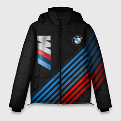 Куртка зимняя мужская BMW STRIPE, цвет: 3D-светло-серый