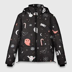 Куртка зимняя мужская Halloween Dark, цвет: 3D-светло-серый
