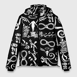 Куртка зимняя мужская ТОКИЙСКИЕ МСТИТЕЛИ ЛОГОБОМБИНГ TOKYO REVENGERS LOG, цвет: 3D-черный