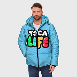 Куртка зимняя мужская Toca Life: Logo, цвет: 3D-черный — фото 2