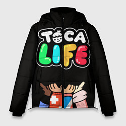 Куртка зимняя мужская Toca Life: Friends, цвет: 3D-черный