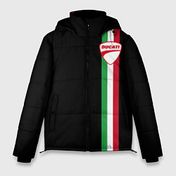 Куртка зимняя мужская DUCATI MOTOCYCLE ITALY LINE, цвет: 3D-красный