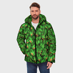 Куртка зимняя мужская Ёлки-иголки, цвет: 3D-светло-серый — фото 2