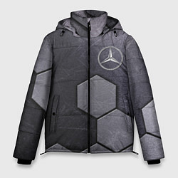 Куртка зимняя мужская Mercedes-Benz vanguard pattern, цвет: 3D-черный