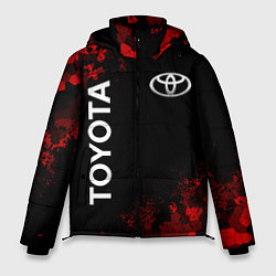 Мужская зимняя куртка TOYOTA MILITARY PIXEL BLACK RED