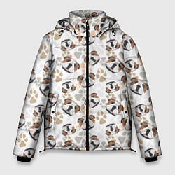 Куртка зимняя мужская Английский Бульдог Bulldog, цвет: 3D-черный
