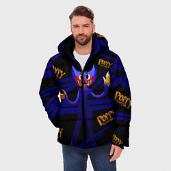 Куртка зимняя мужская Poppy Playtime Геометрия, цвет: 3D-черный — фото 2
